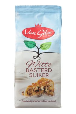 Van Gilse - Witte Basterd Suiker - Wei&szlig;er Bastardzucker 600g